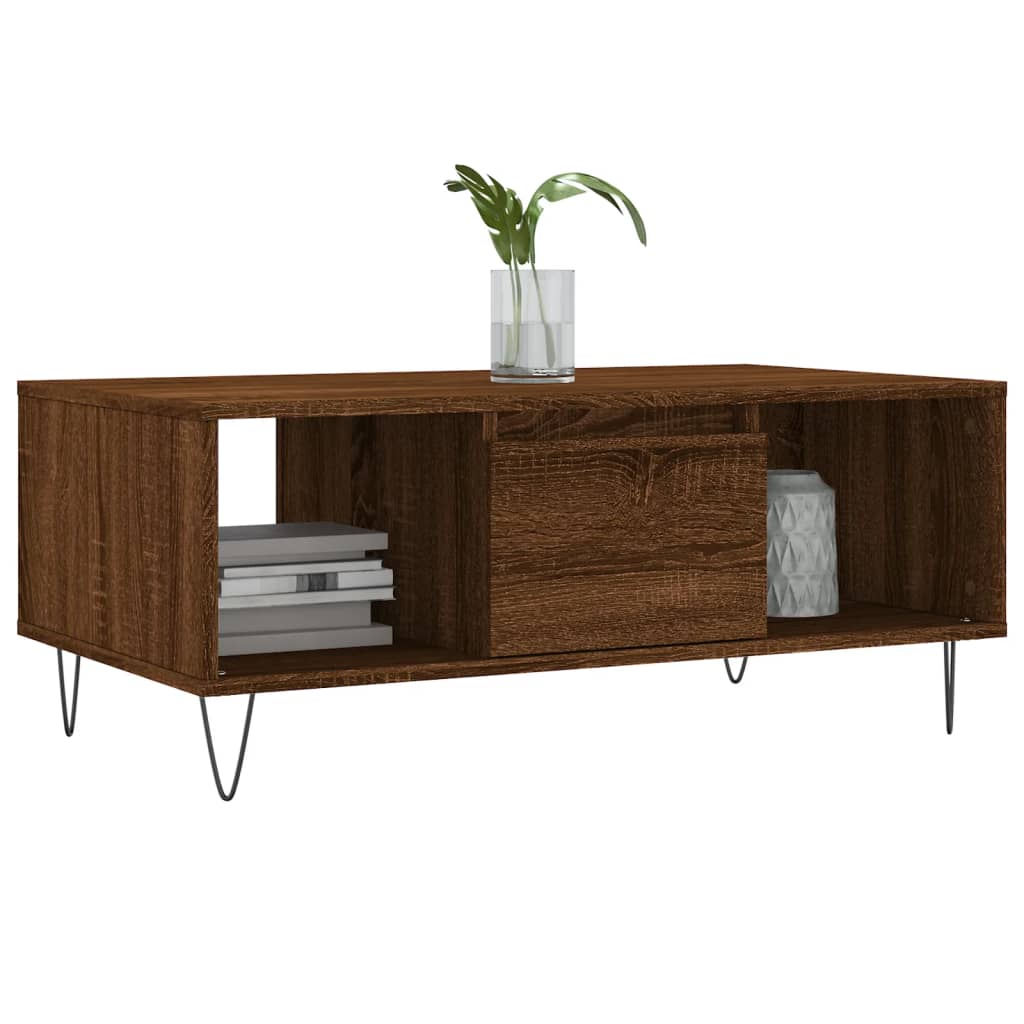Coffee Table 90X50X36.5 Cm Engineered Wood