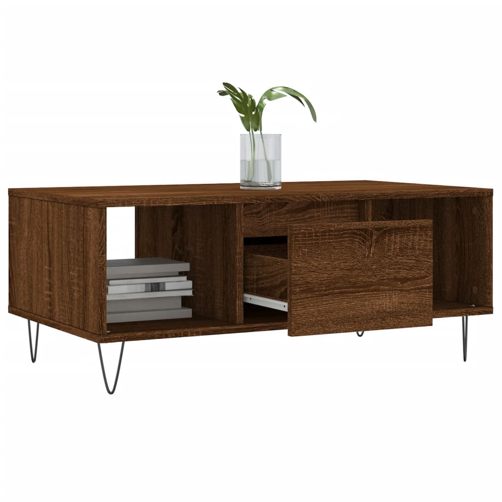 Coffee Table 90X50X36.5 Cm Engineered Wood