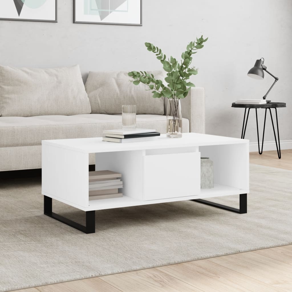 Coffee Table 90X50X36.5 Cm Engineered Wood
