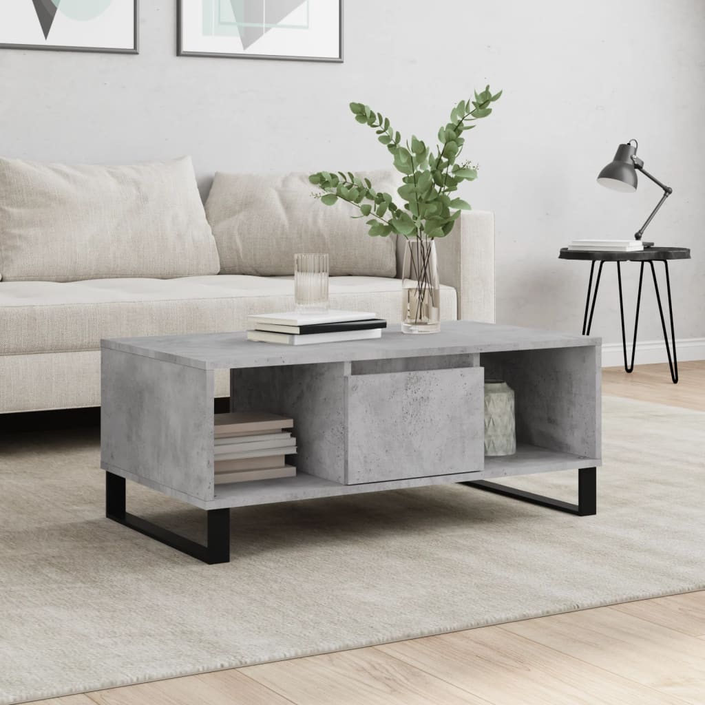 Coffee Table 90X50X36.5 Cm Engineered Wood
