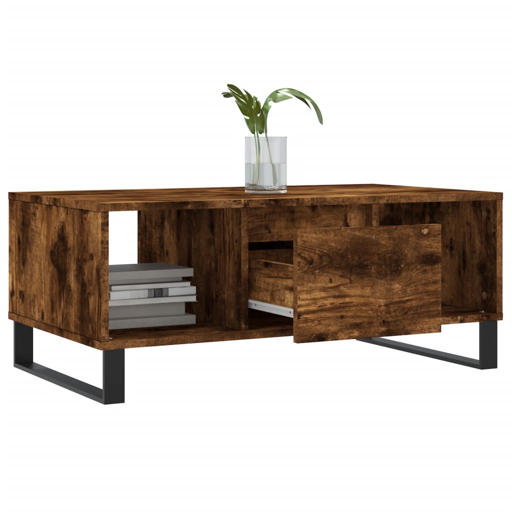 Coffee Table 90X50X36.5 Cm Engineered Wood