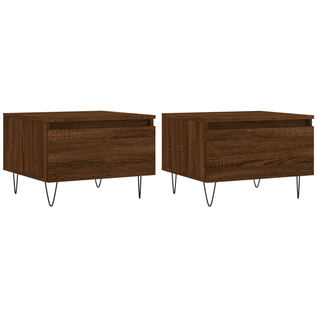 Coffee Tables 2 Pcs 50X46X35 Cm Engineered Wood