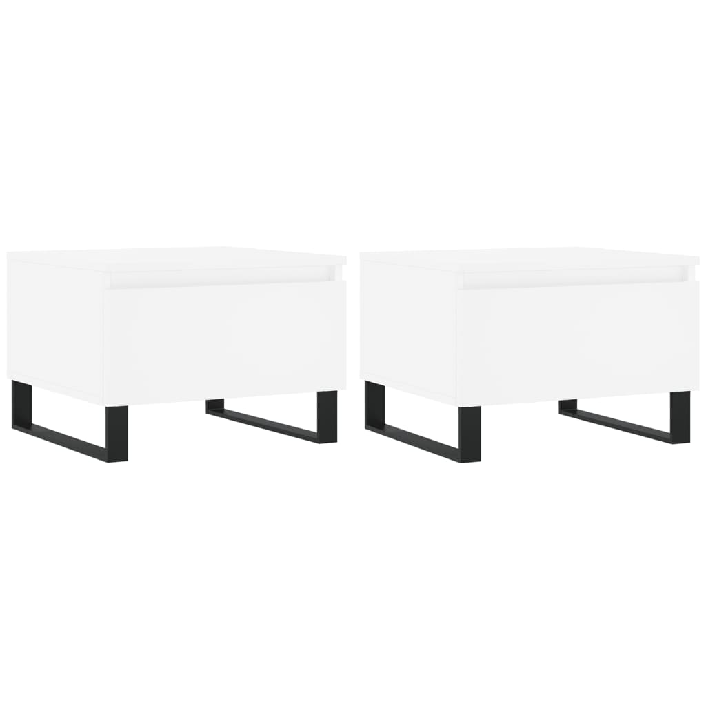 Coffee Table Tables 2 Pcs 50X46X35 Cm Engineered Wood