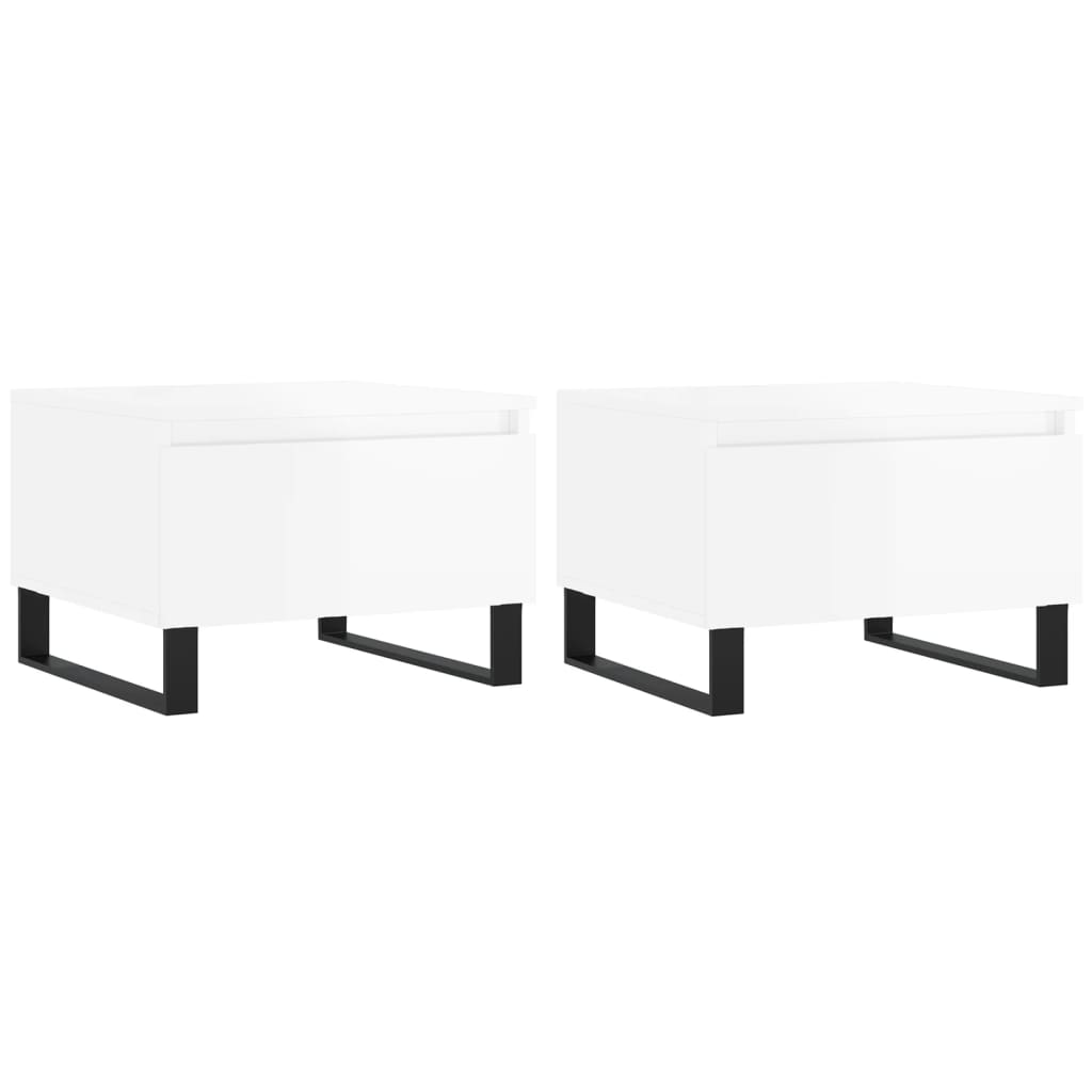 Coffee Tables 2 Pcs 50X46X35 Cm Engineered Wood