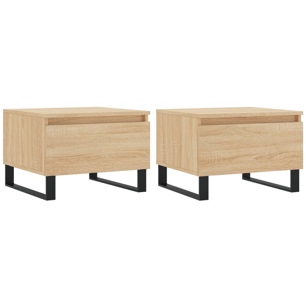 Coffee Tables 2 Pcs 50X46X35 Cm Engineered Wood