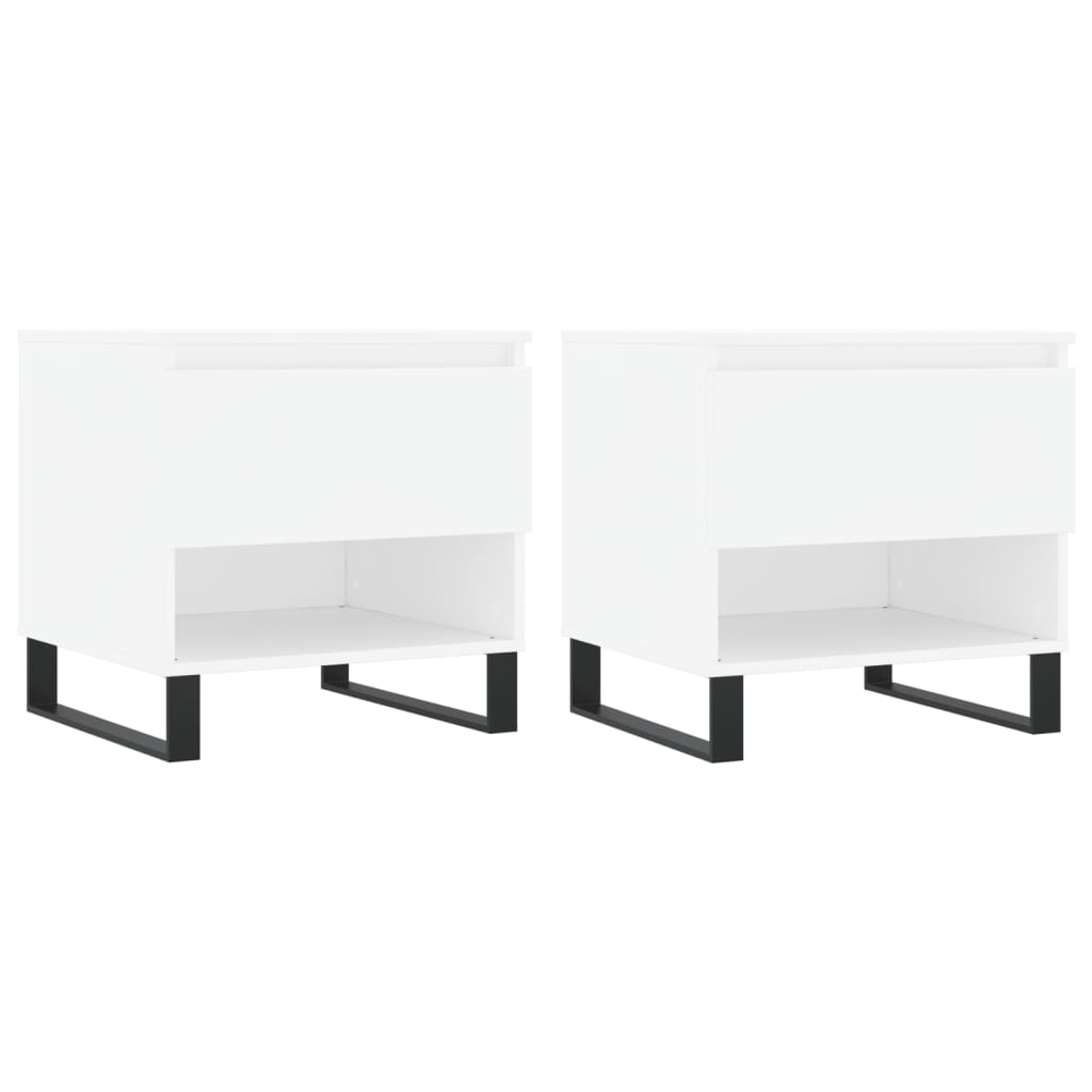 Coffee Tables 2 Pcs 50X46X50 Cm Engineered Wood