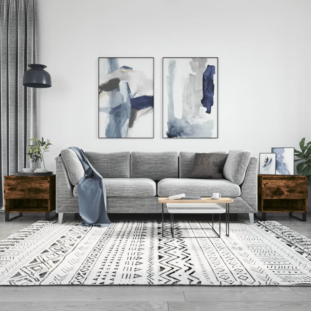 Coffee Tables 2 Pcs 50X46X50 Cm Engineered Wood