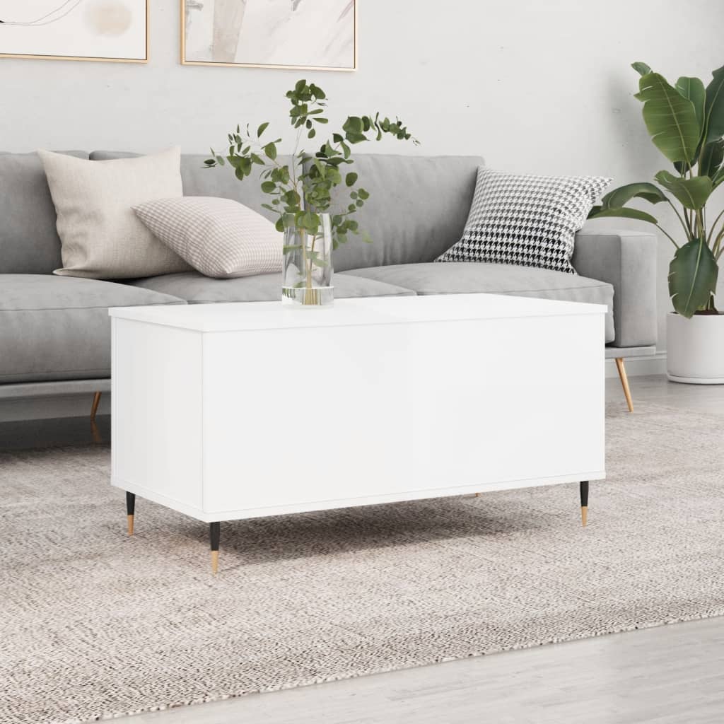 Coffee Table 90X44.5X45 Cm Engineered Wood