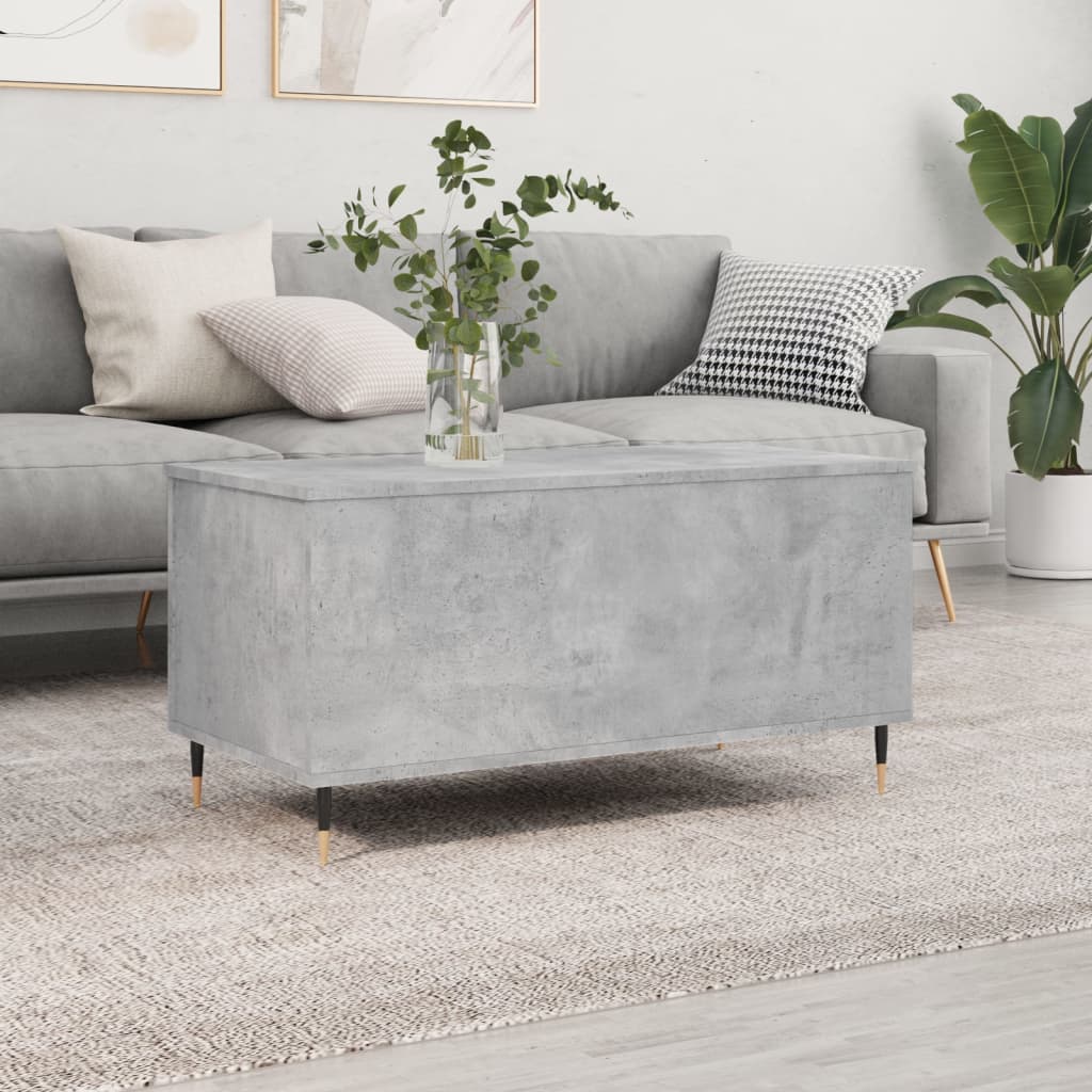 Coffee Table 90X44.5X45 Cm Engineered Wood