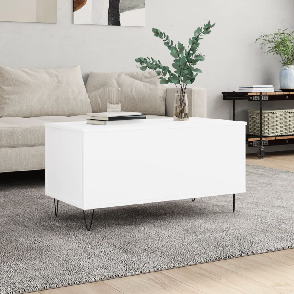 Coffee Table 90X44.5X45 Cm Engineered Wood
