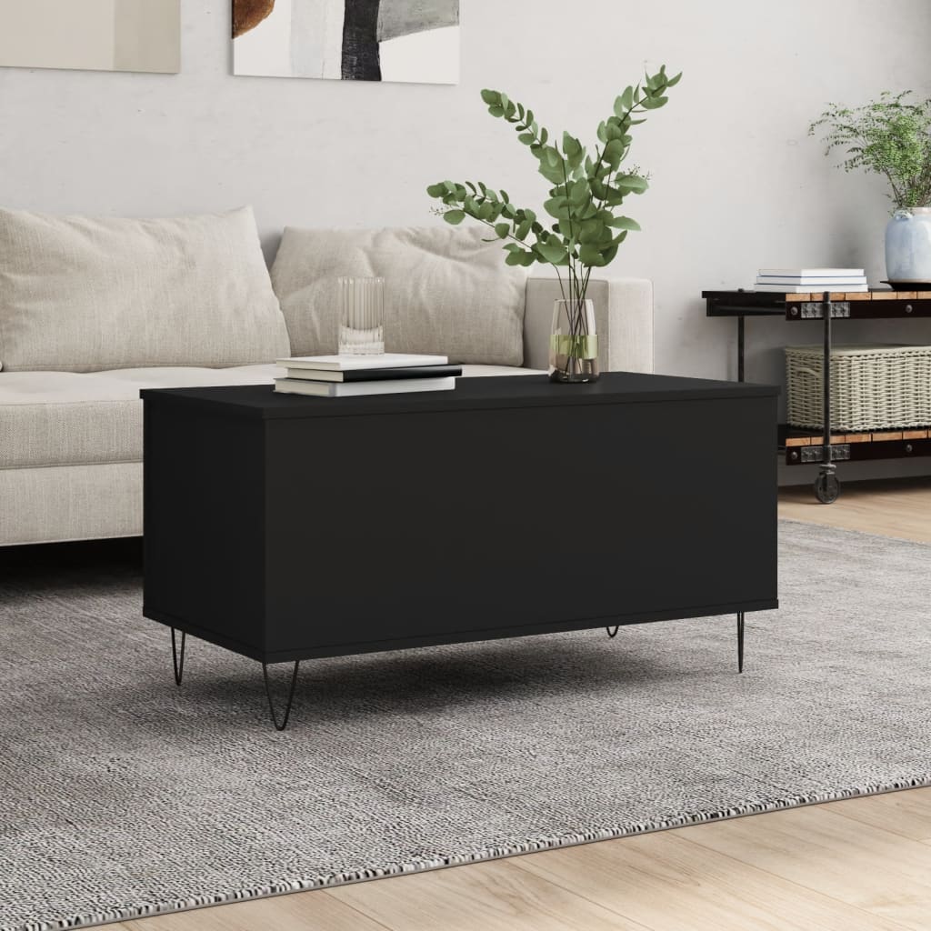 Coffee Table 90X44.5X45 Cm Engineered Wood