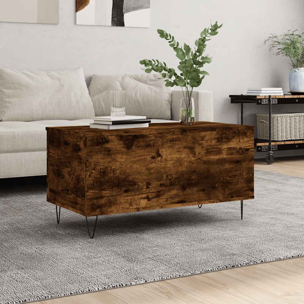 Coffee Table 90X44.5X45 Cm Engineered Wood