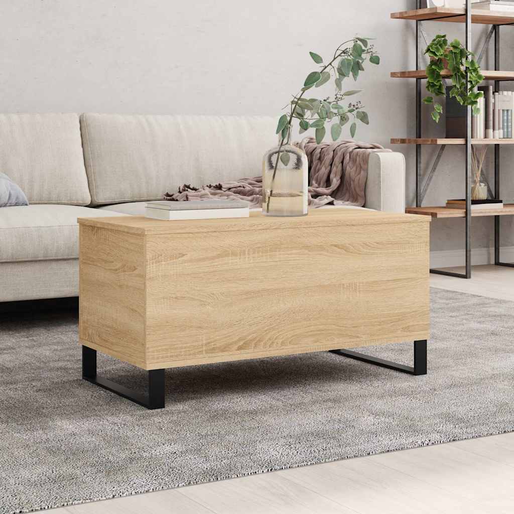 Coffee Table 90X44.5X45 Cm Engineered Wood