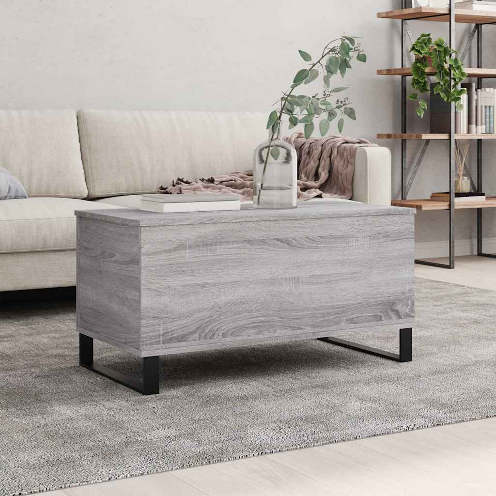 Coffee Table 90X44.5X45 Cm Engineered Wood