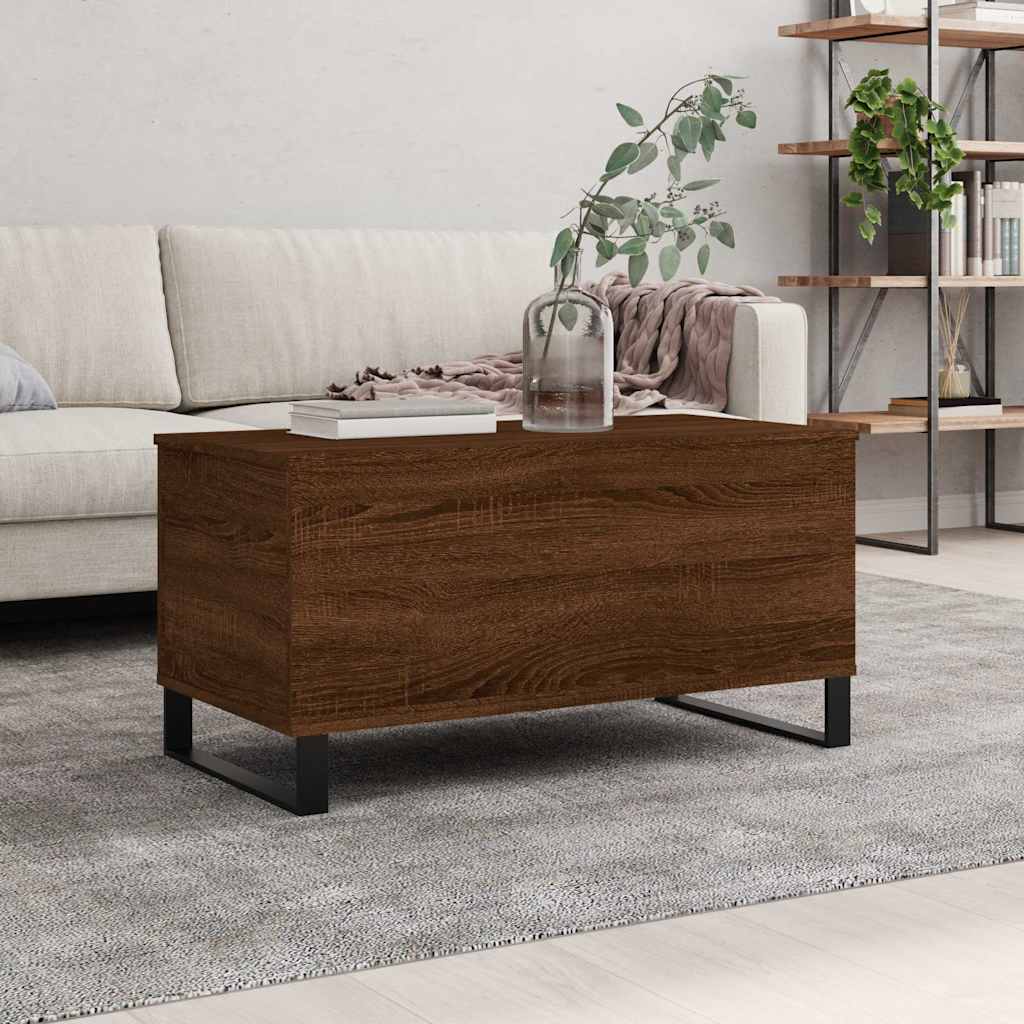 Coffee Table 90X44.5X45 Cm Engineered Wood