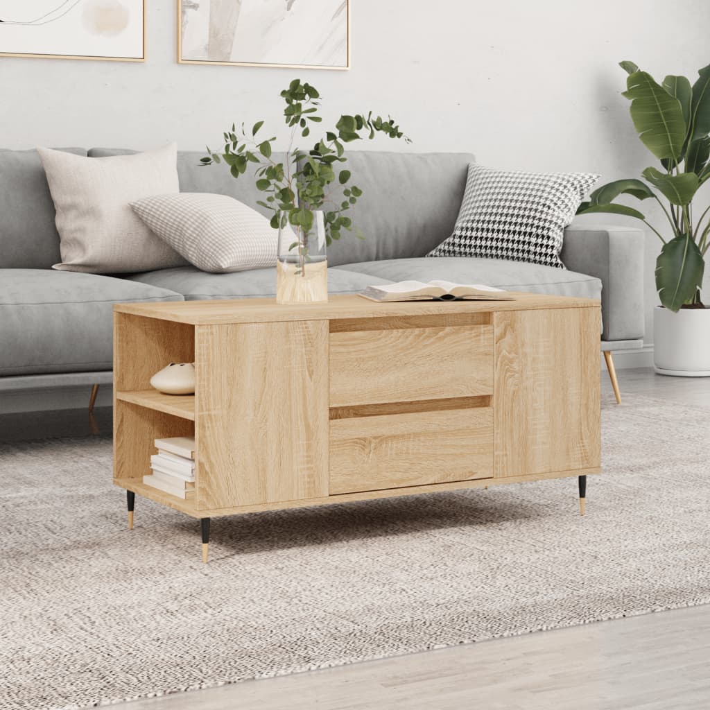 Coffee Table 102X44.5X50 Cm Engineered Wood