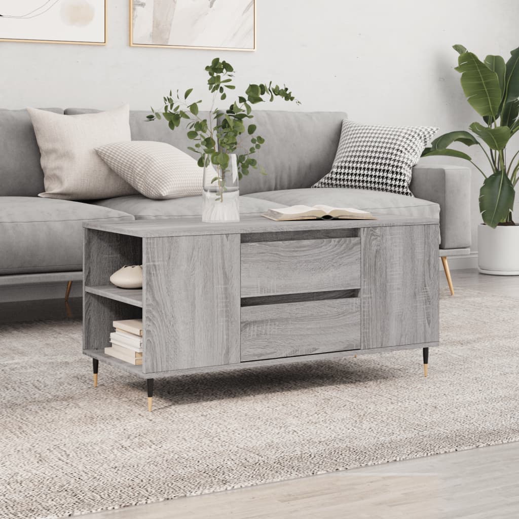 Coffee Table 102X44.5X50 Cm Engineered Wood