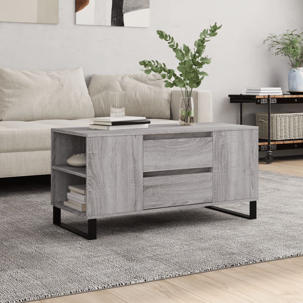 Coffee Table 102X44.5X50 Cm Engineered Wood