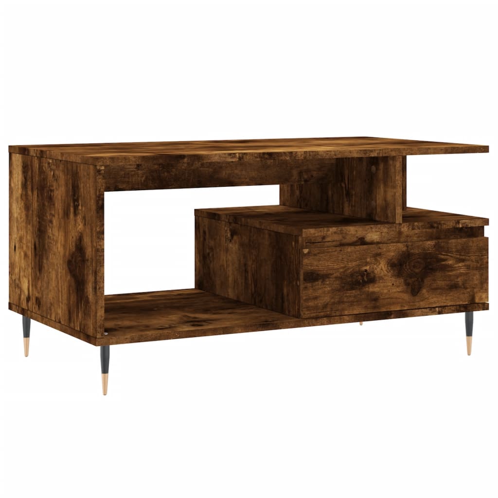 Coffee Table 90X49X45 Cm Engineered Wood