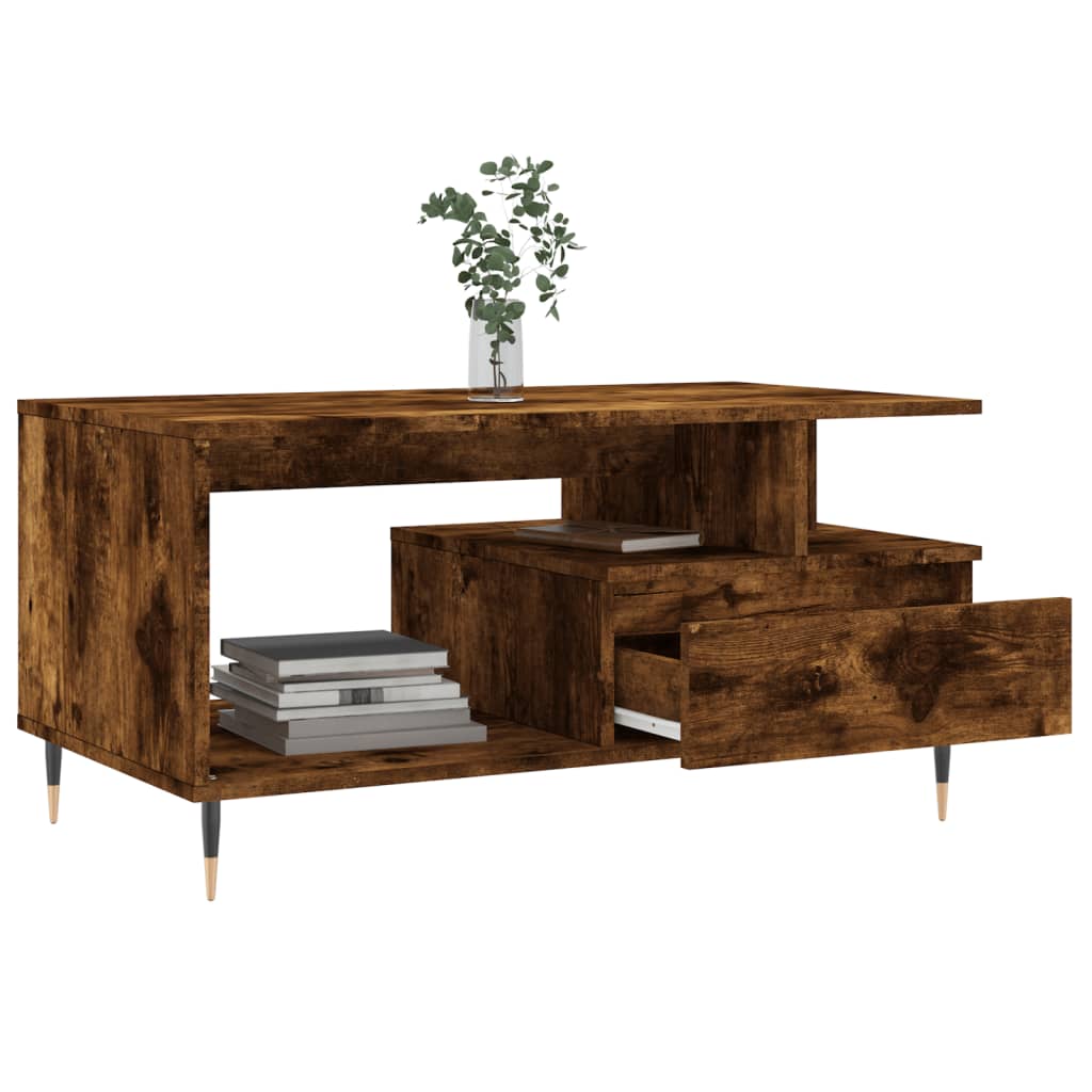 Coffee Table 90X49X45 Cm Engineered Wood