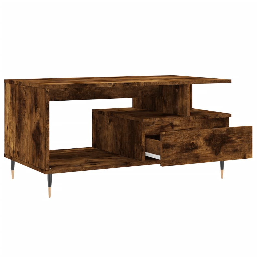 Coffee Table 90X49X45 Cm Engineered Wood