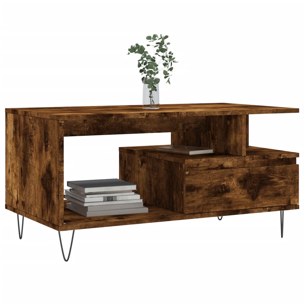 Coffee Table 90X49X45 Cm Engineered Wood