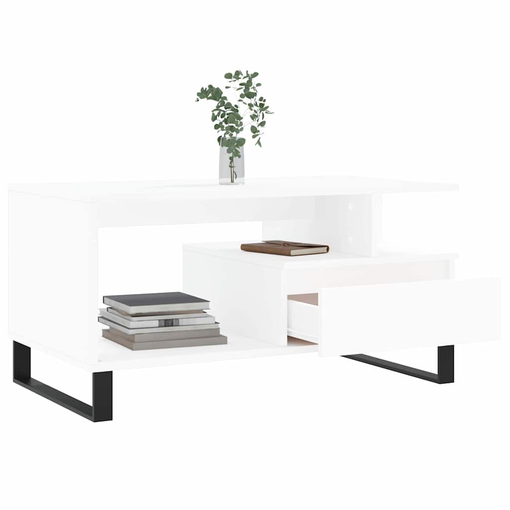 Coffee Table 90X49X45 Cm Engineered Wood