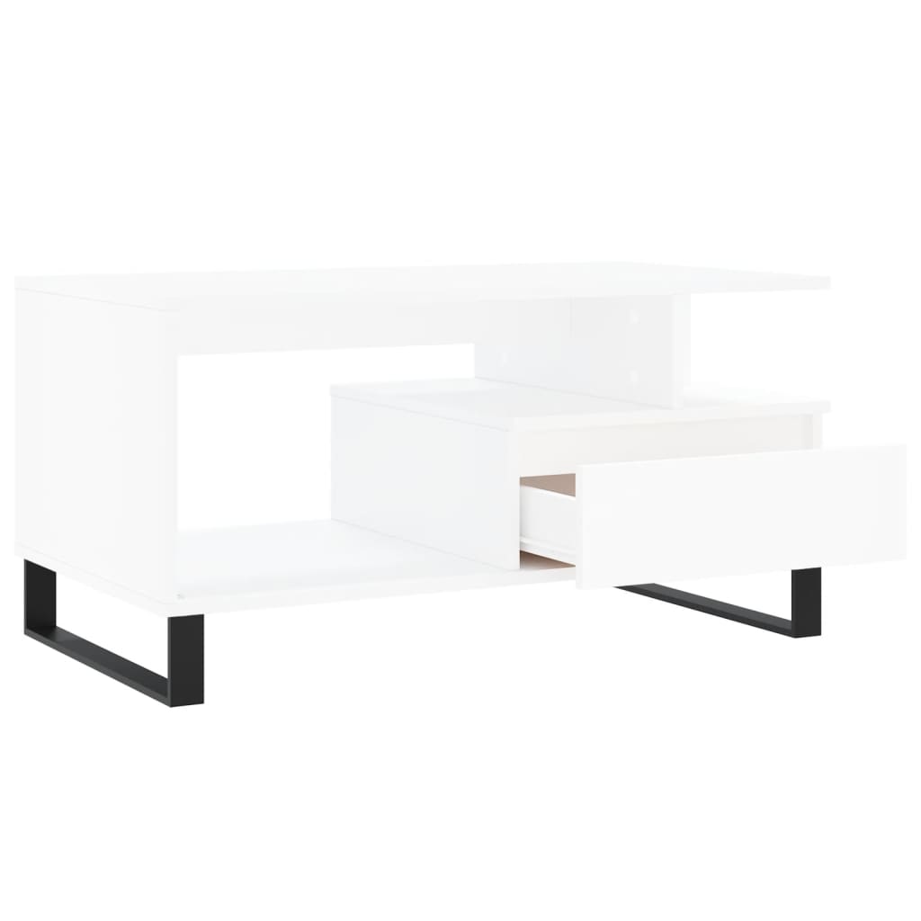 Coffee Table 90X49X45 Cm Engineered Wood