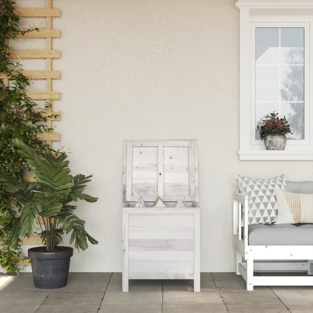 Garden Storage Box Brown Solid Wood Fir