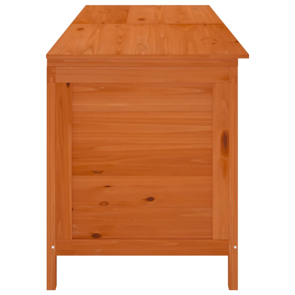 Garden Storage Box Brown Solid Wood Fir