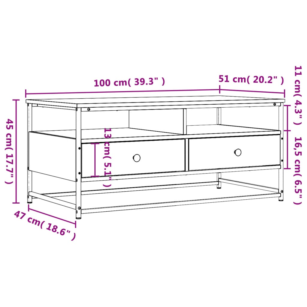 Coffee Table Engineered Wood