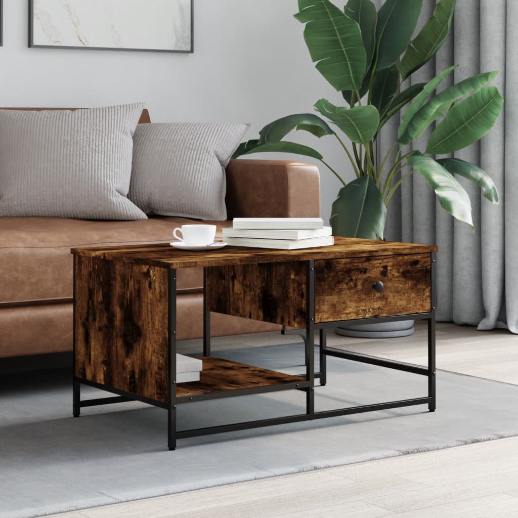 Coffee Table 85.5X51X45 Cm Engineered Wood