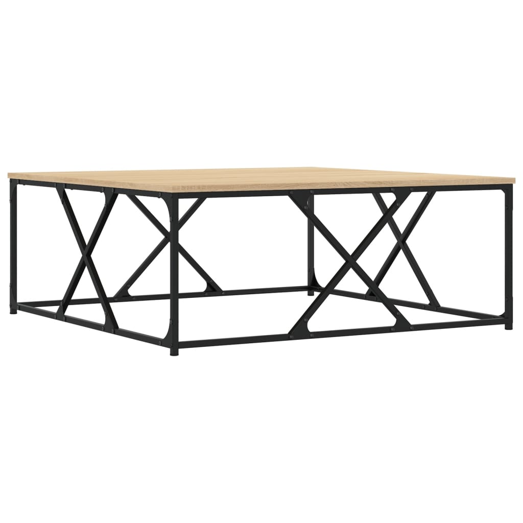 Coffee Table Modern Engineered Wood Living Room Furniture Storage Sonoma Oak 70
