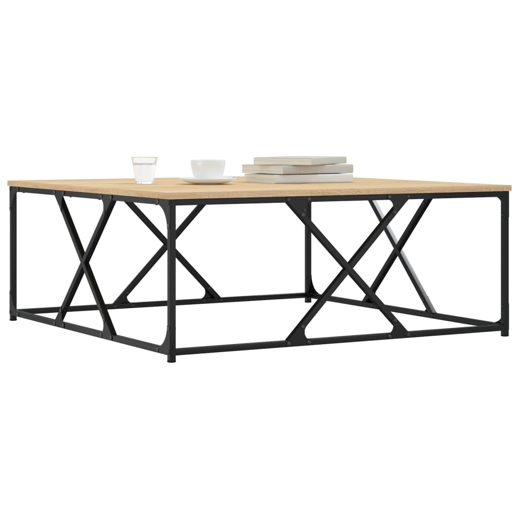 Coffee Table Modern Engineered Wood Living Room Furniture Storage Sonoma Oak 70