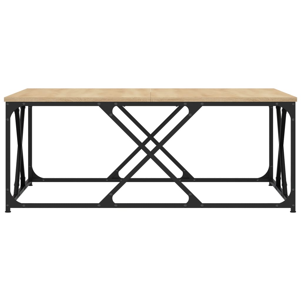 Coffee Table Modern Engineered Wood Living Room Furniture Storage Sonoma Oak 70