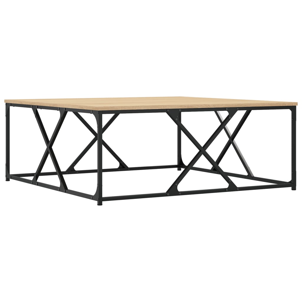 Coffee Table Modern Engineered Wood Living Room Furniture Storage Sonoma Oak 70