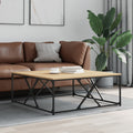 Coffee Table Modern Engineered Wood Living Room Furniture Storage Sonoma Oak 70