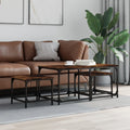Nesting Coffee Tables 3 Pcs Engineered Wood