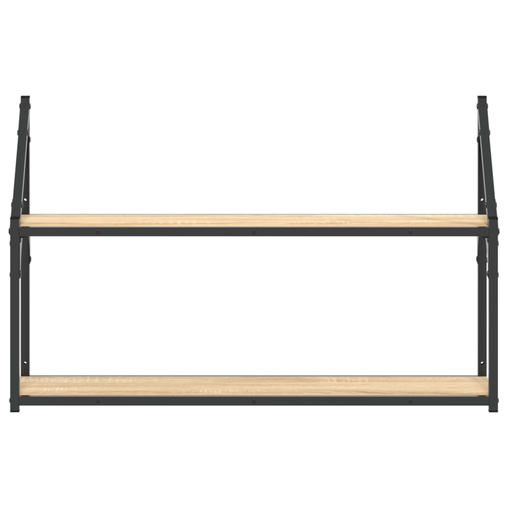 2-Tier Wall Shelf Engineered Wood