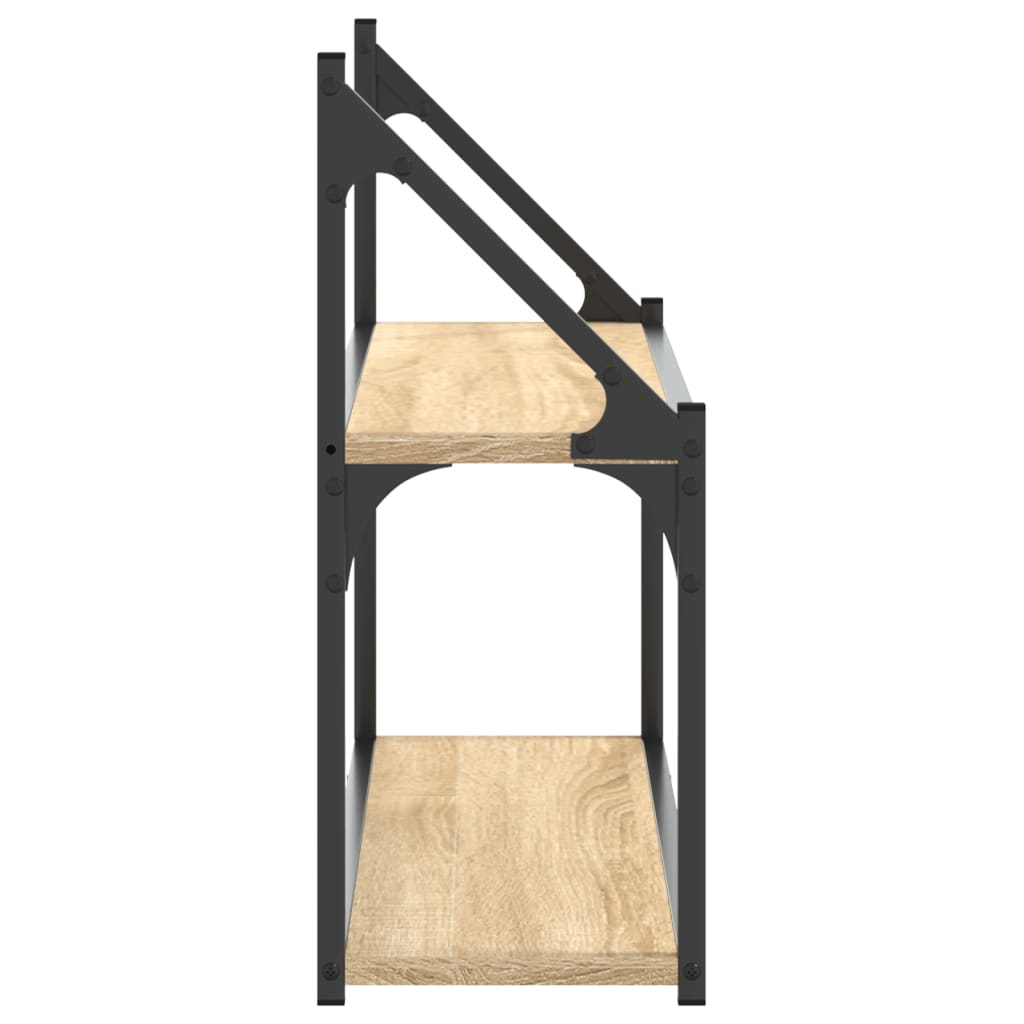2-Tier Wall Shelf Engineered Wood