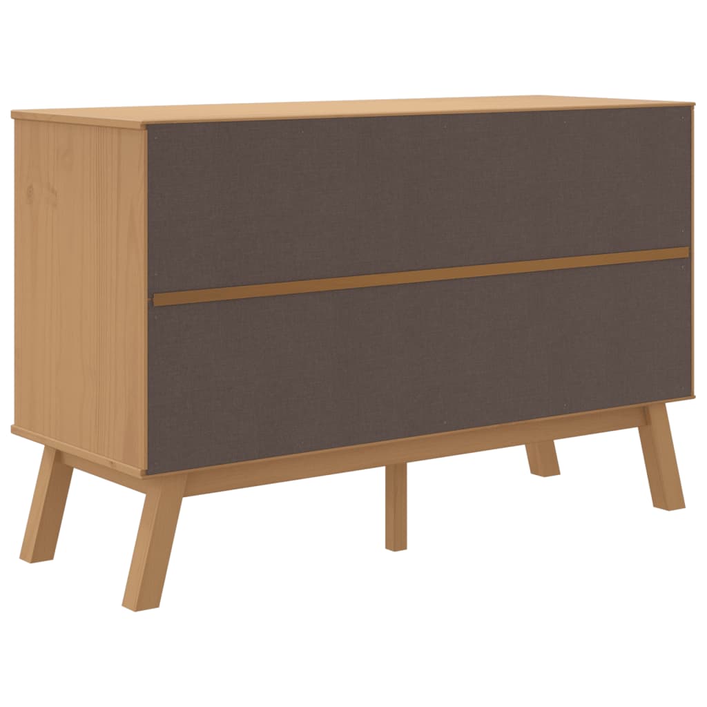 Sideboard Olden 114X43X73.5Cm Solid Wood Pine