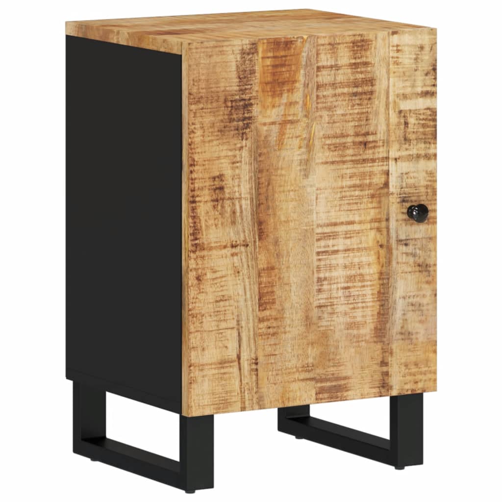 Bathroom Furniture Set Rustic Solid Mango Wood 4 Piece Vanity Cabinet Storage 62