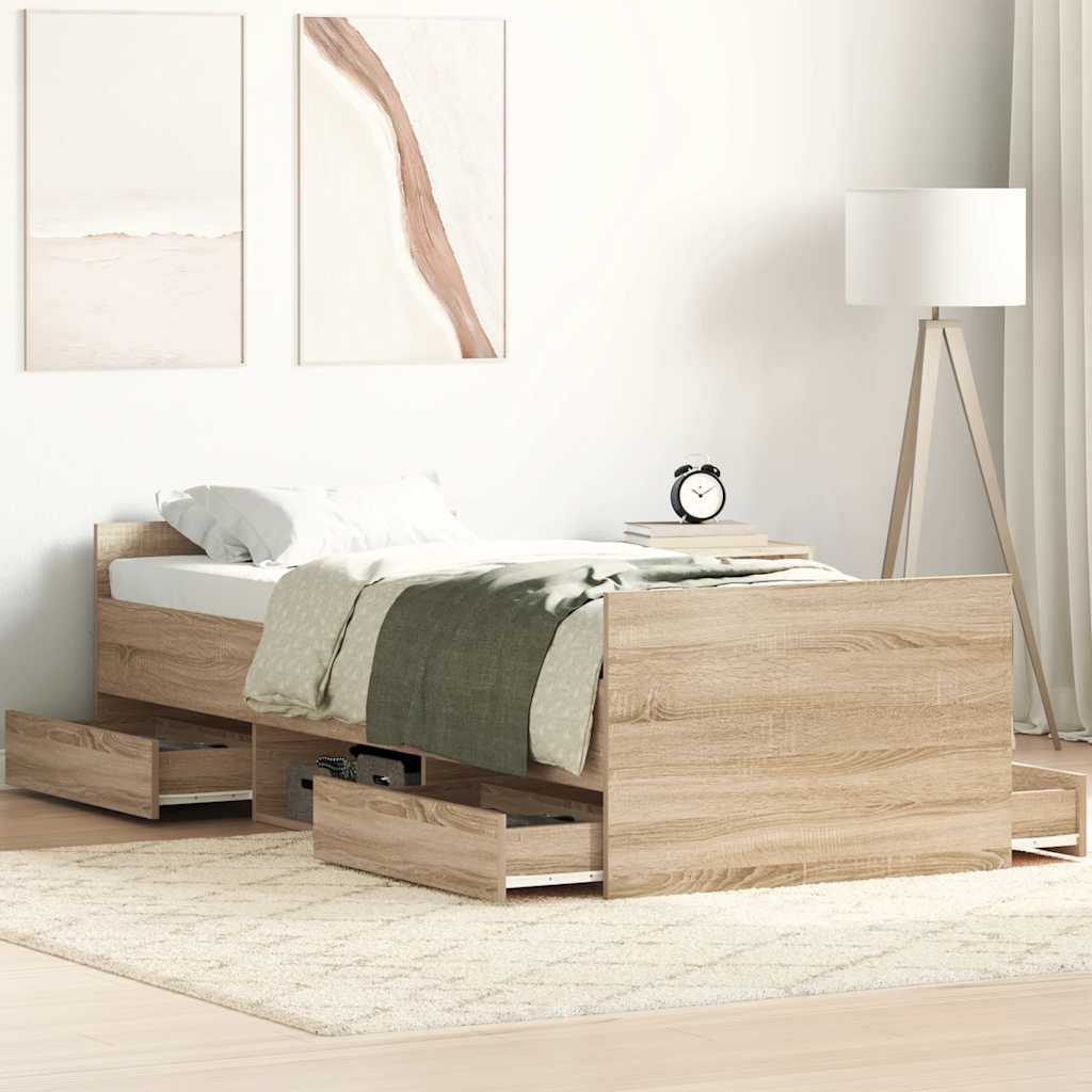 Bed Frame | | Engineered Wood, Solid Pine Wood, Plywood | Single