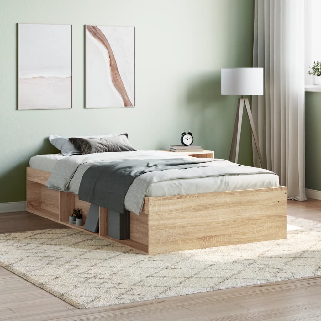 Bed Frame Without Mattress Engineered Wood