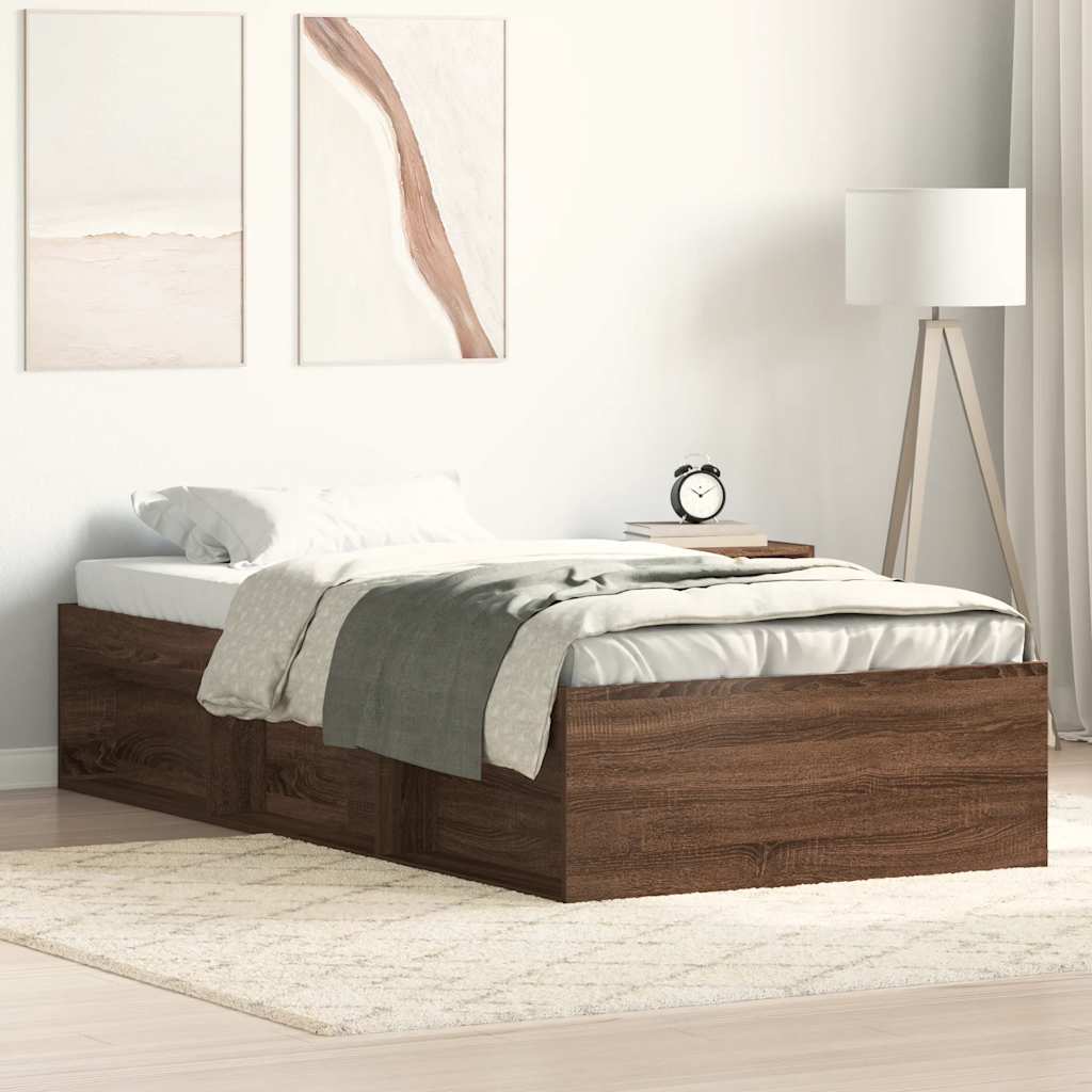 Bed Frame Without Mattress Engineered Wood