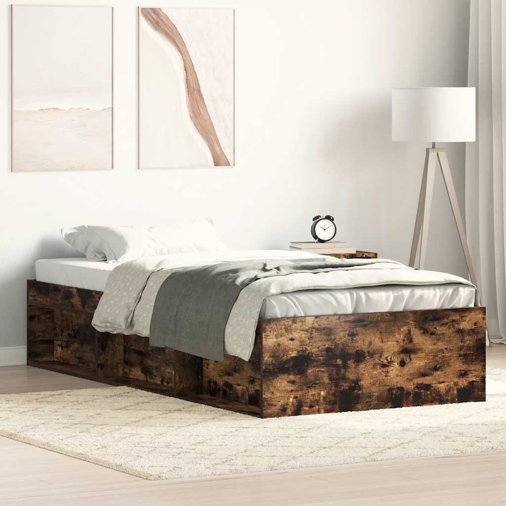 Bed Frame Without Mattress Engineered Wood
