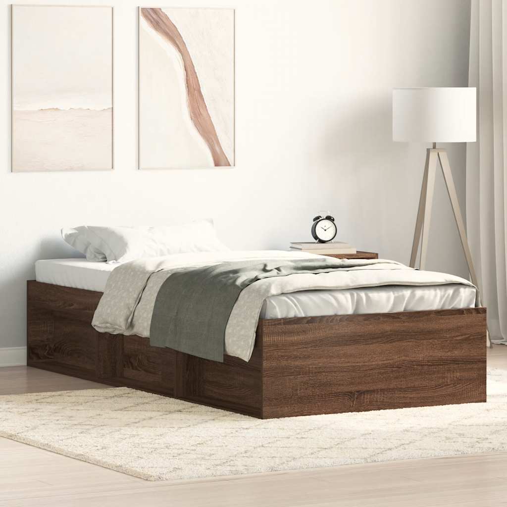 Bed Frame Without Mattress Engineered Wood