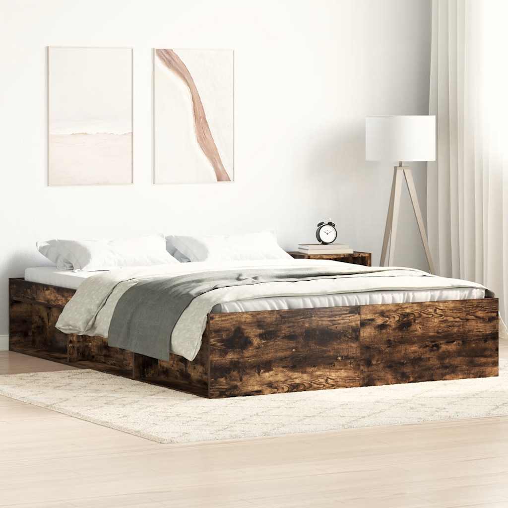 Bed Frame Without Mattress Engineered Wood