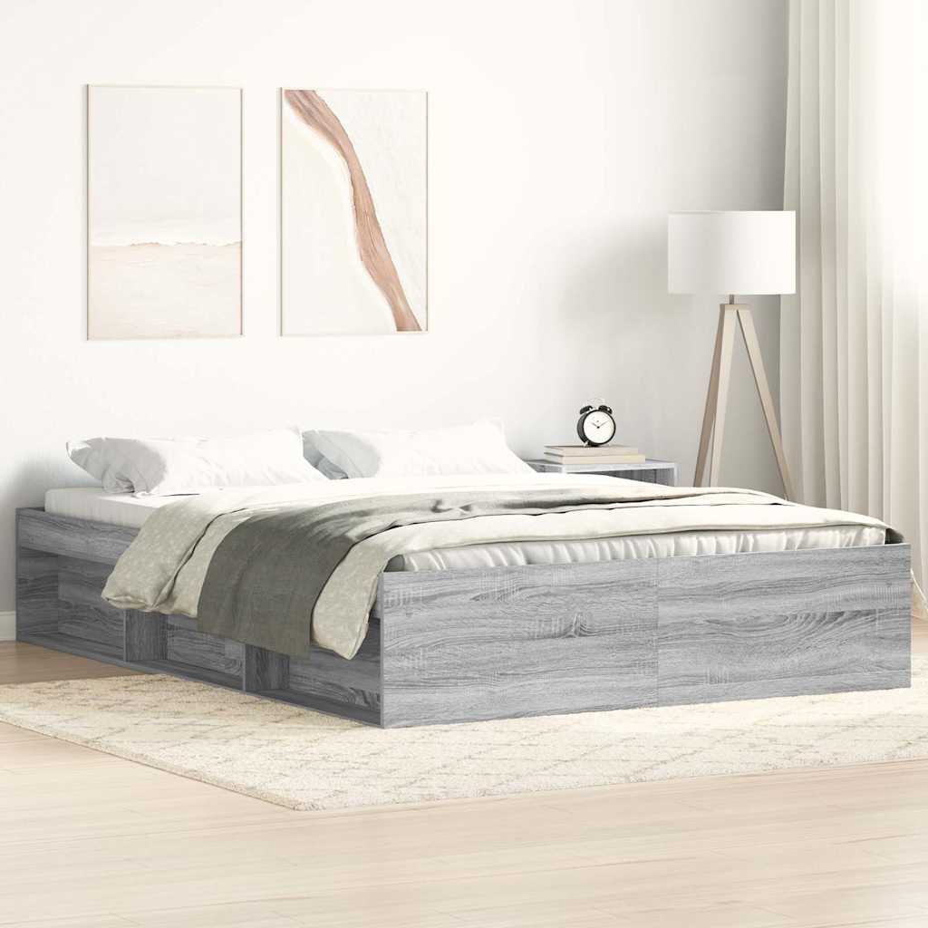 Bed Frame Without Mattress Engineered Wood