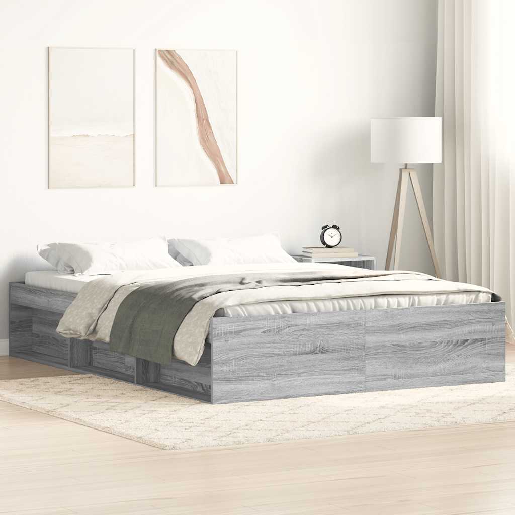 Bed Frame Without Mattress Engineered Wood